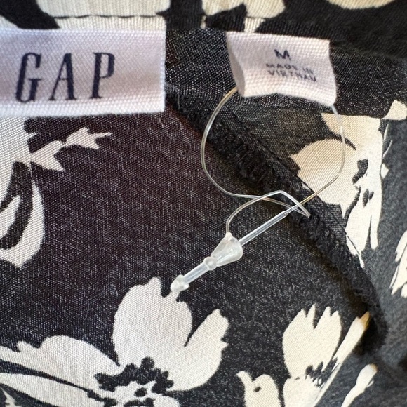 GAP Black and White Wrap Midi Skirt for Cocktail - Picture 10 of 11